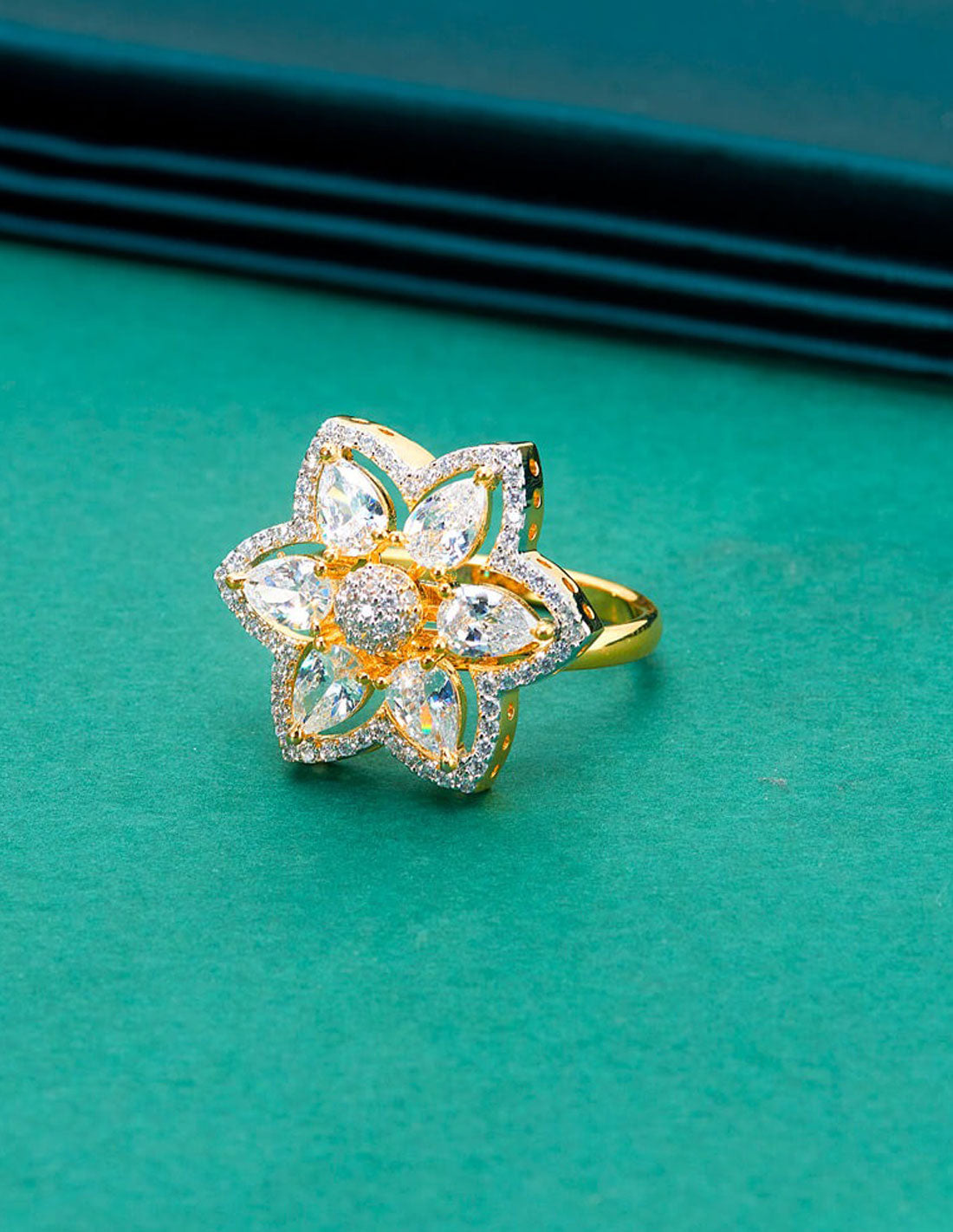 Anillo Flor ajustable
