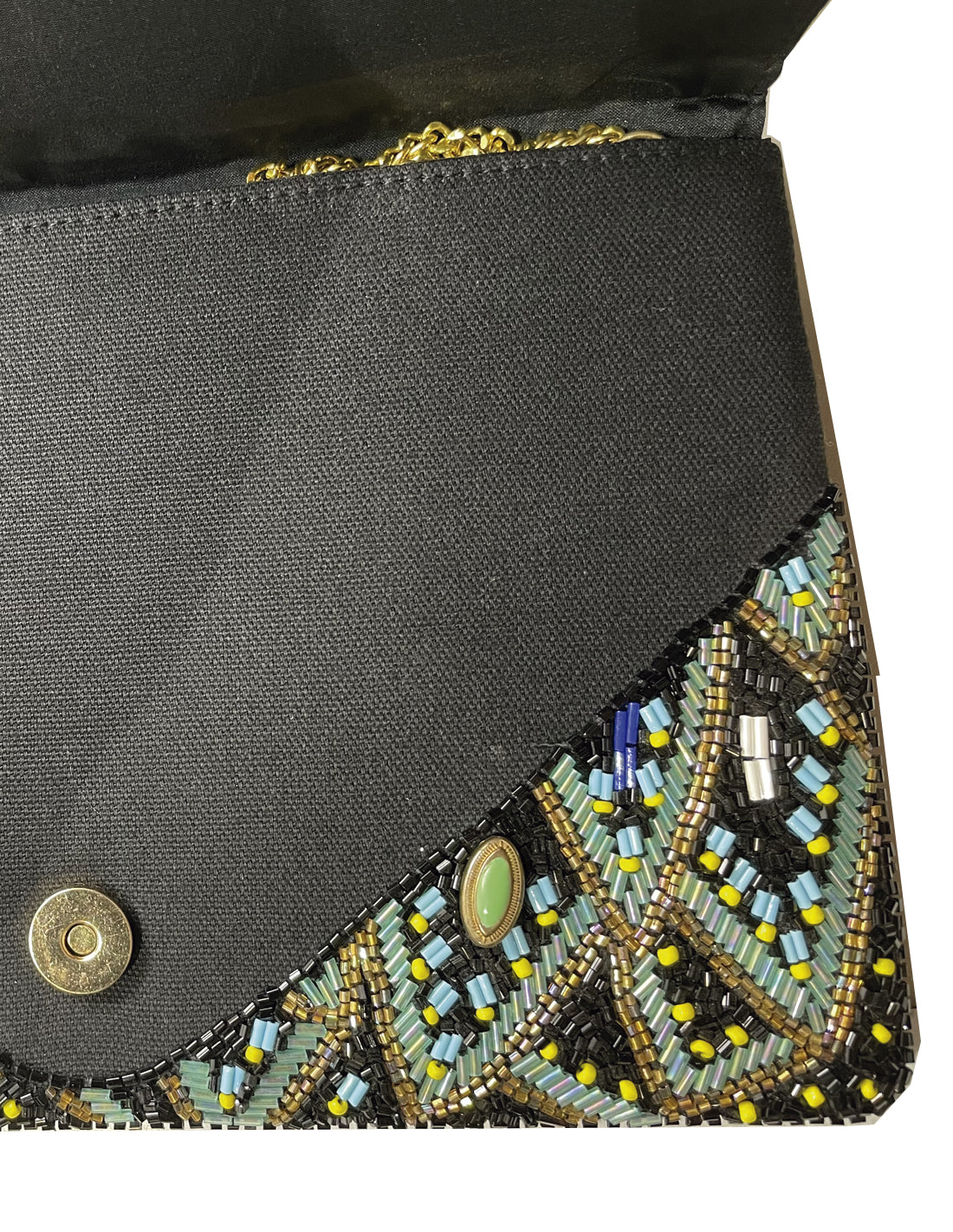 Cartera de mano inspiración pavo real - peacock