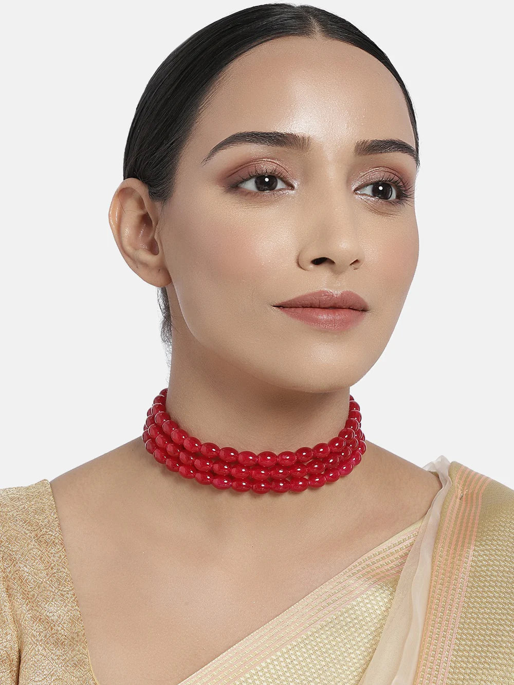 Choker de bolitas 3 tiras