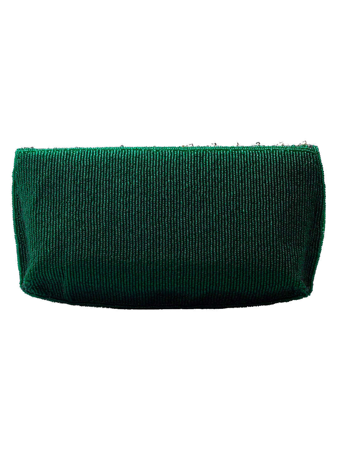 Bolso de pedrería verde - realizado a mano