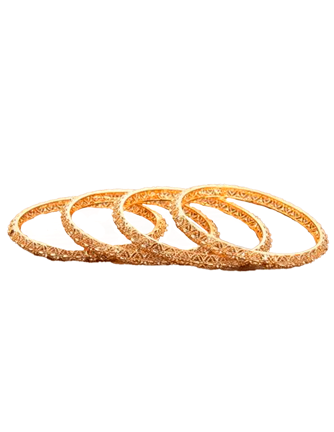 brazalete rígido dorado - Antique Gold