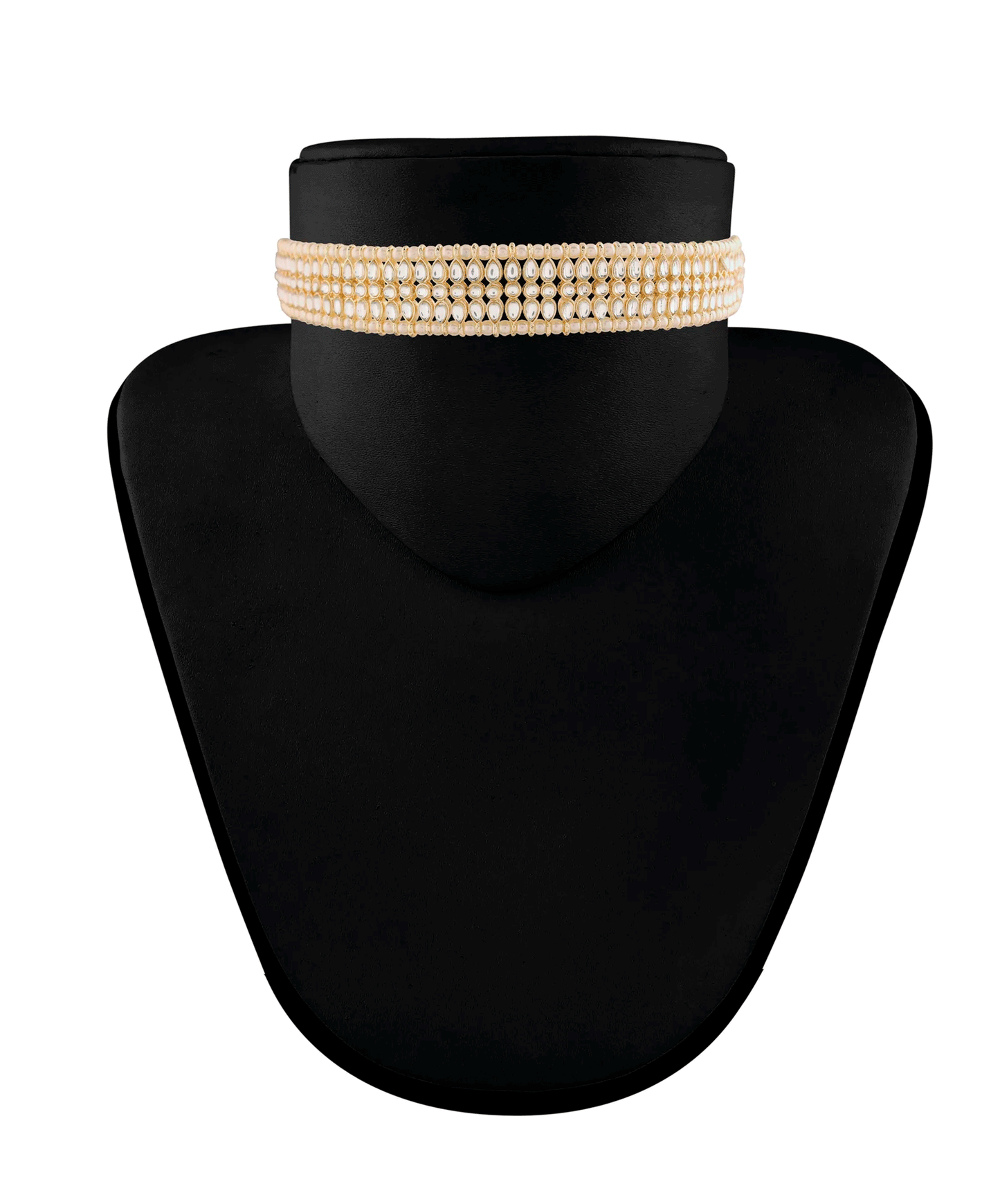 Choker de perlas y circonitas